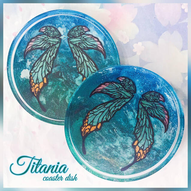Resin Coaster - Titania