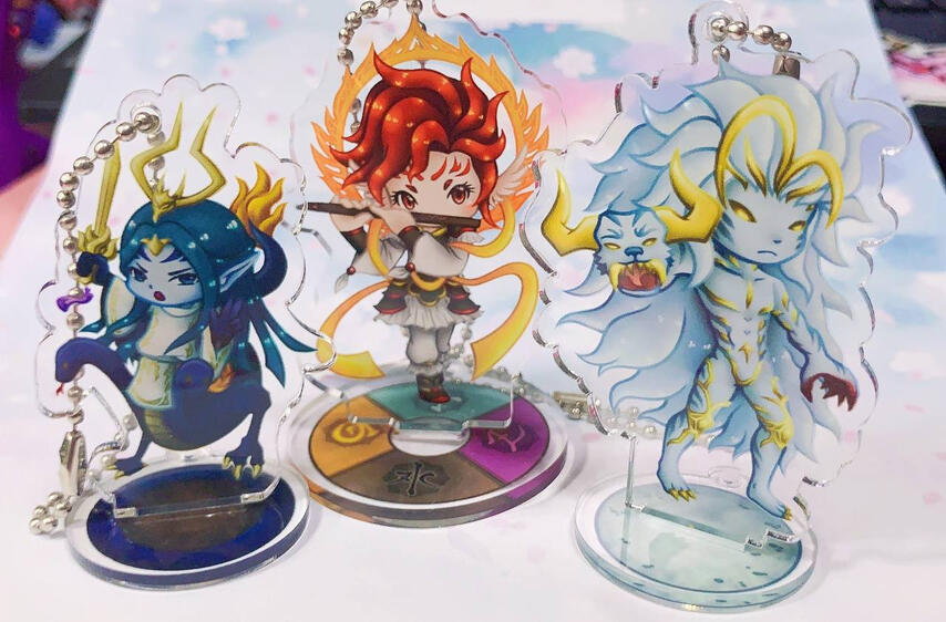 FFXIV - Four Lords Standee-charm (Suzaku still available)