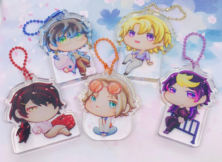 NijiEN - Luxiem Sakura Bloom Acrylic Block