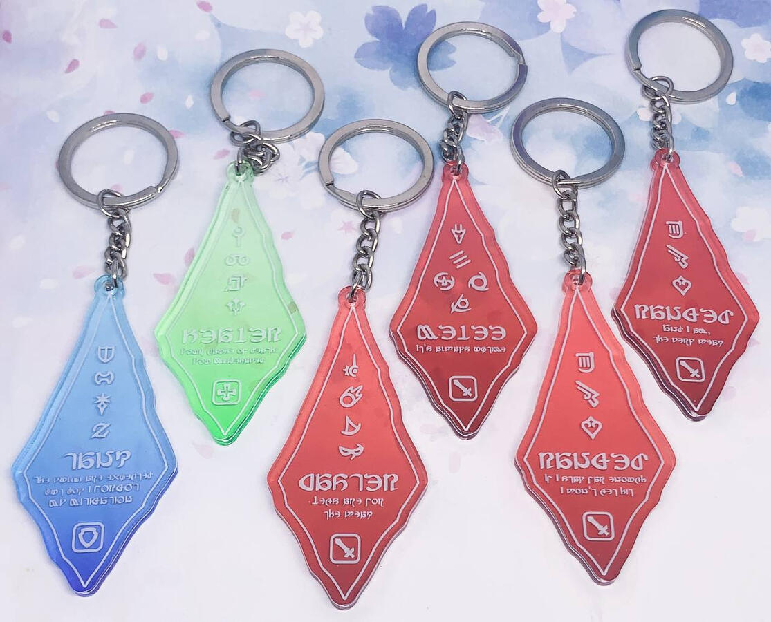 FFXIV - Job Roles Transparent Crystal Acrylic
