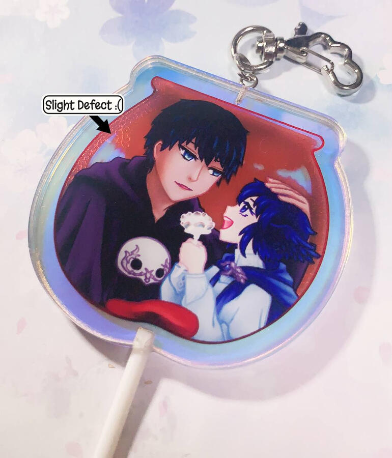 FFXIV - Hermes & Meteion - Candy Apple Charm