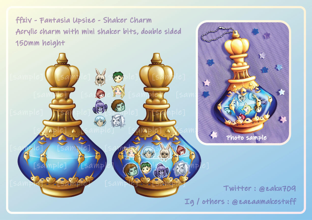 FFXIV - Fantasia Large Shaker Charm