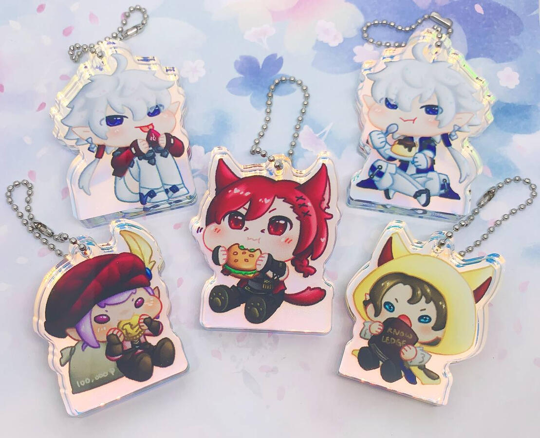 FFXIV - Scions of the Seventh Noms - Holographic Acrylic Block