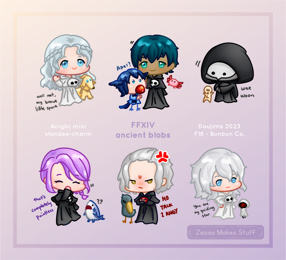 FFXIV - Mini Ancients Standee-charm