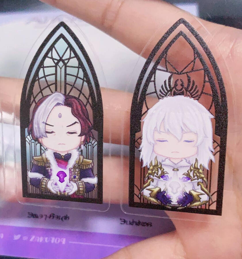 FFXIV - The Ancients Staned-glass Sticker Sheet (Partially see-through)