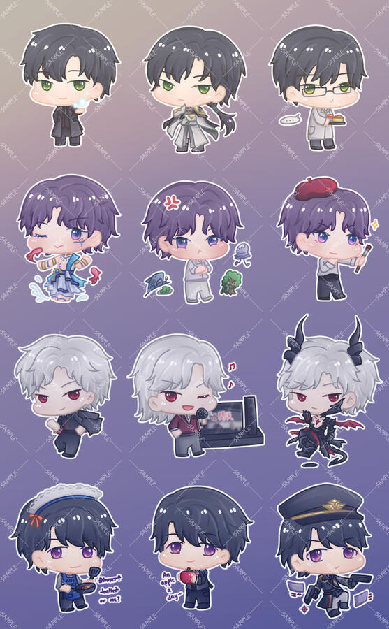 LnDs - Die cut &amp; transparent sticker - The other bois