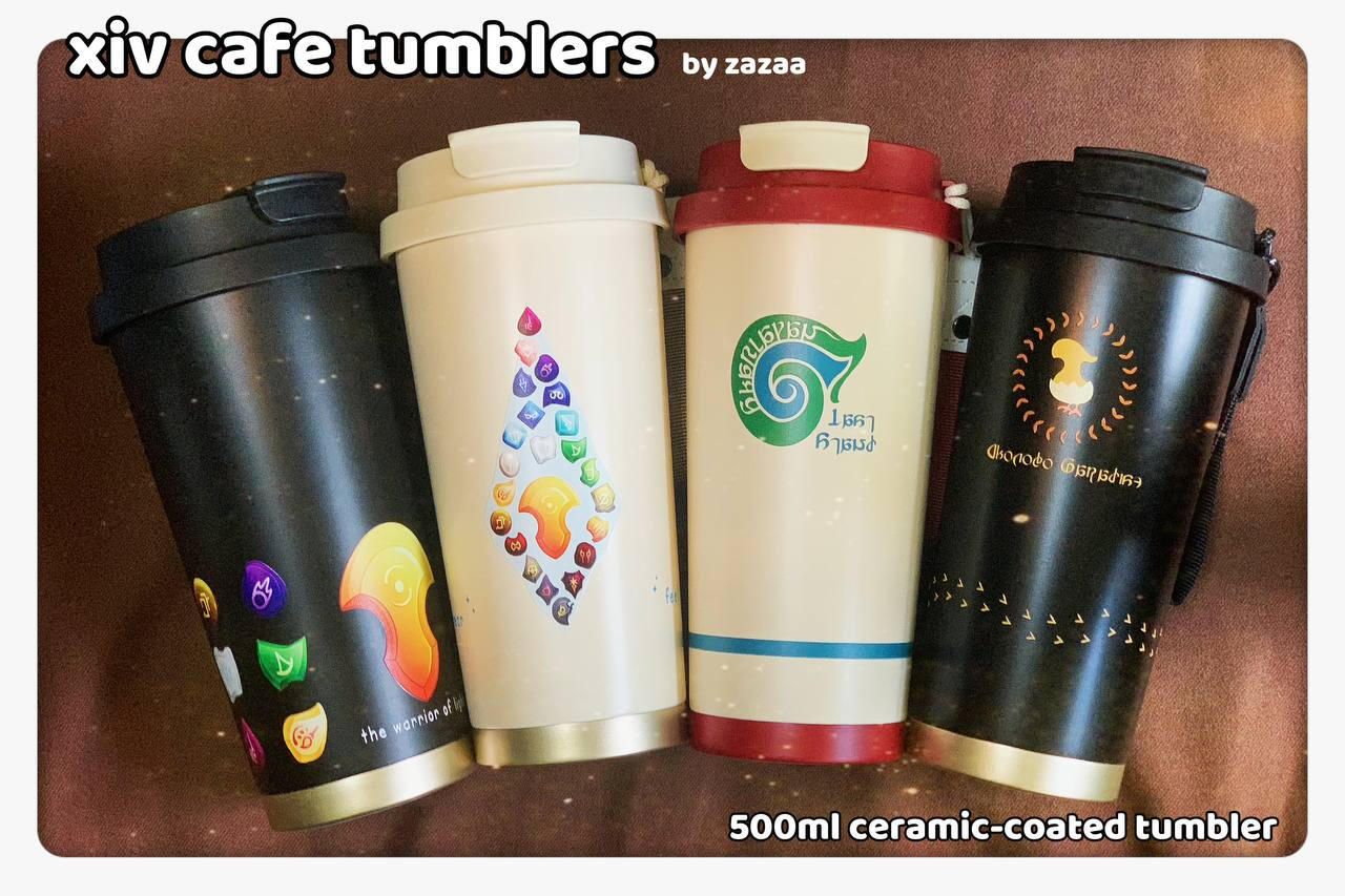 FFXIV - Ceramic-coated Cafe Tumblers