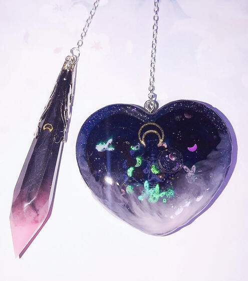 Black Lady (Sailor Moon) Shaker and Pendant