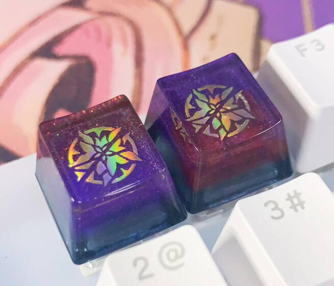 Honkai StarRail - Acheron Custom Keycaps