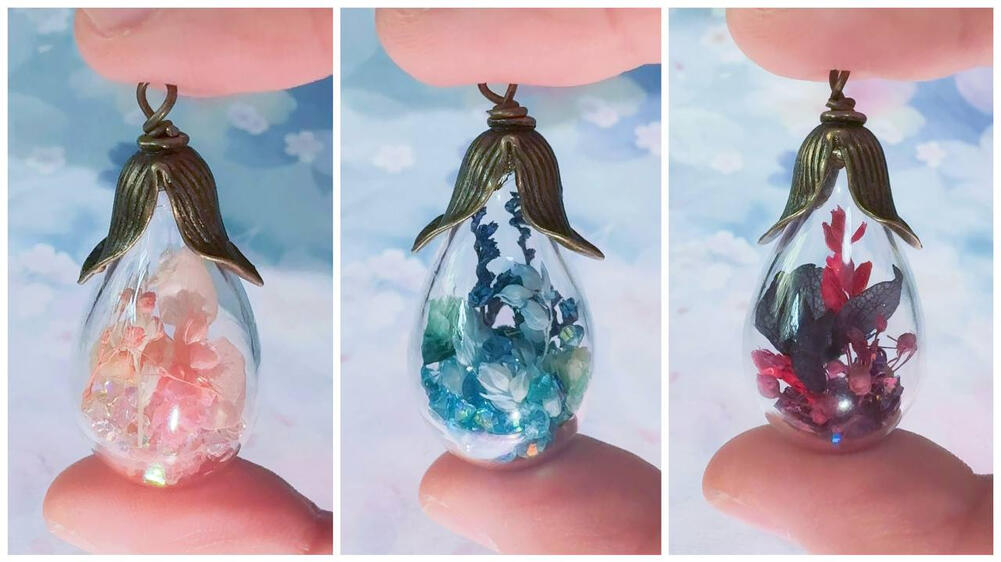 Mini Terrarium Necklace