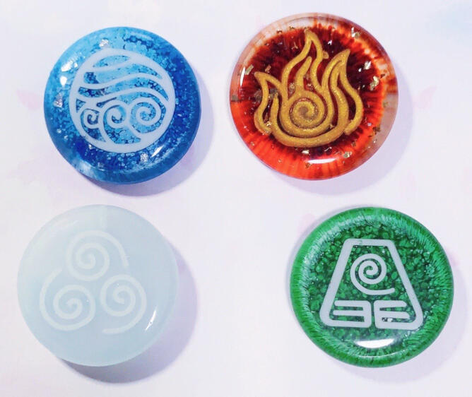 ATLA Four Nations Coin Charm