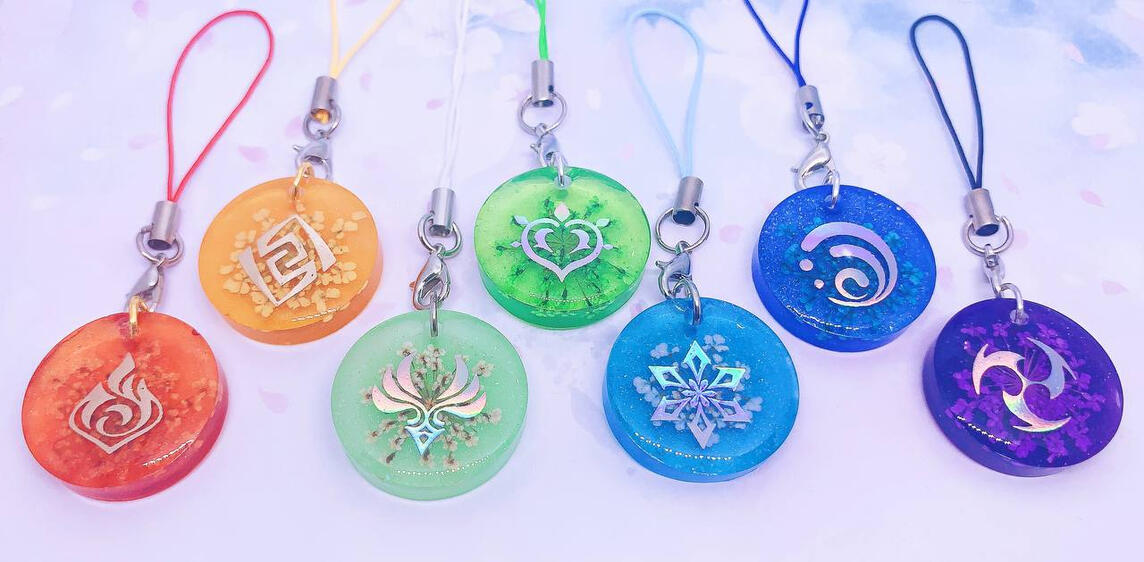 Genshin Impact Visions - Coin Pendant