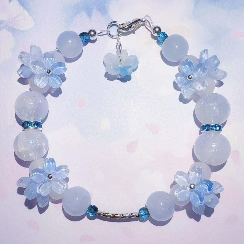 wol / OC theme bracelet + resin job stone (convertible)